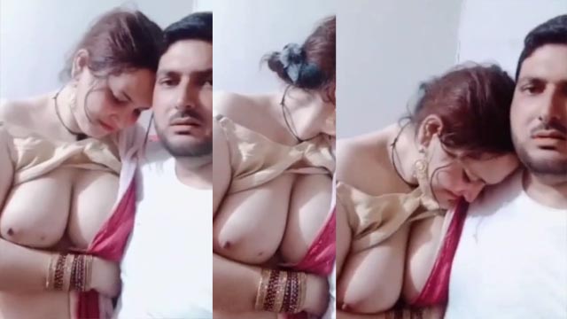 Rajasthan Village Aunty Big Boobs Hot Viral MMS Video