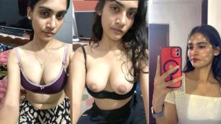 Sexy Cute Mallu Babe Pressing Boobs Fingering Clips
