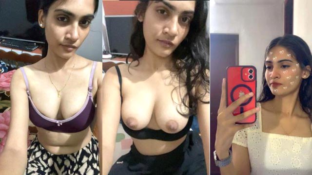 Sexy Cute Mallu Babe Pressing Boobs Fingering Clips