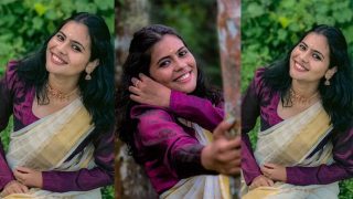 Cute Sexy Slim Mallu GF Stripping Perky Round Boobs Show