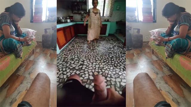 House Owner Son Masturbating Infront Of Maid Aunty Latest MMS